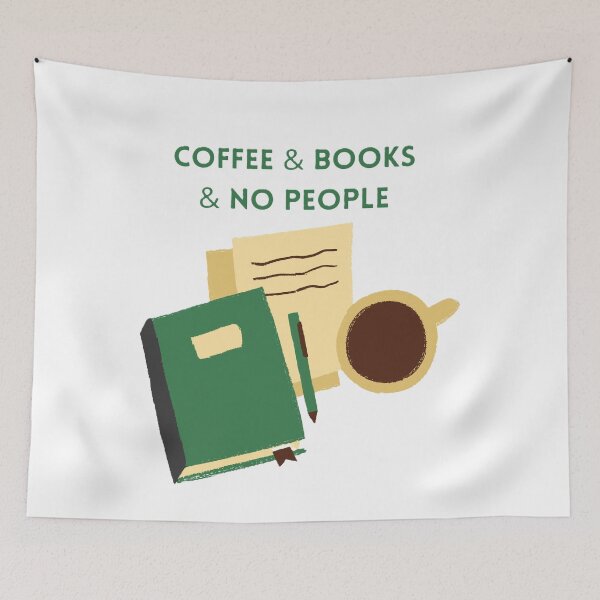 Item preview, Coffee & books & no people designed and sold by creativityisfun.