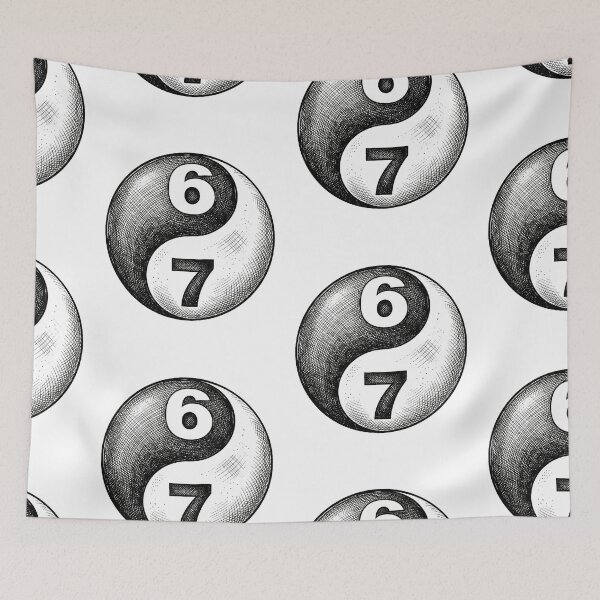 Item preview, Six Seven Duality Balance Symbol Distressed Art designed and sold by d247.