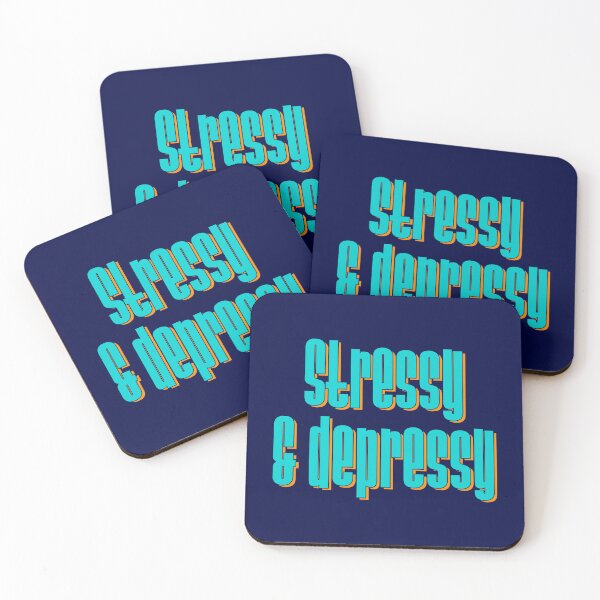 Item preview, Stressy and Depressy designed and sold by sillyjess.