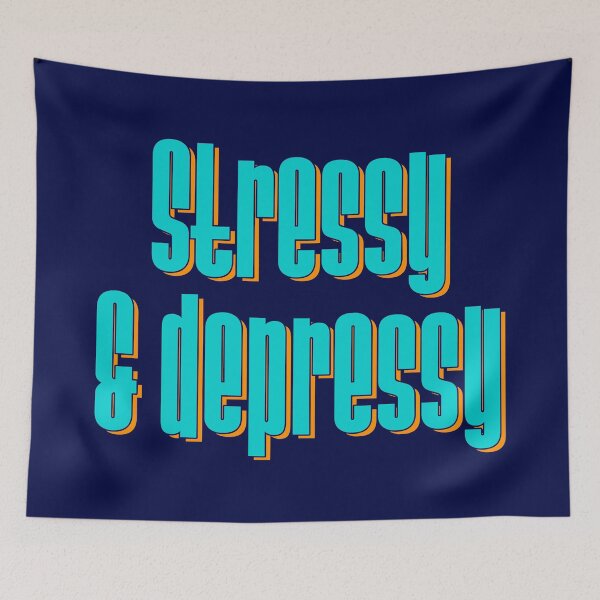 Item preview, Stressy and Depressy designed and sold by sillyjess.