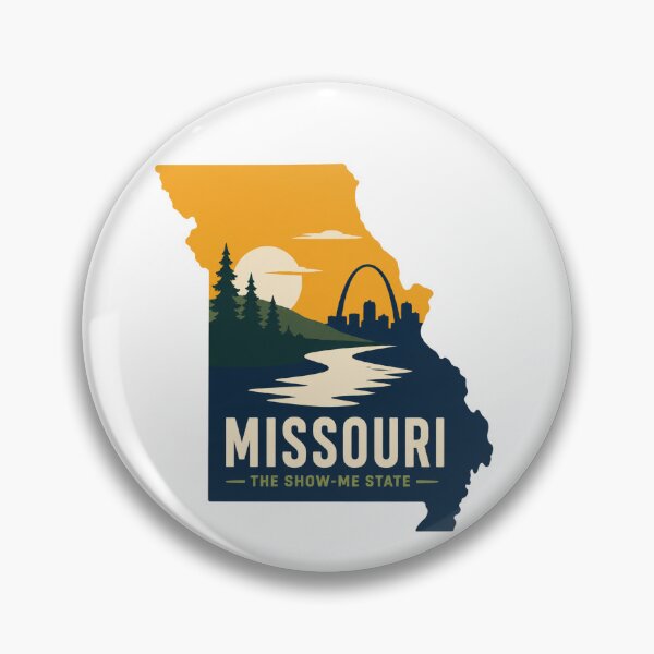 Item preview, Missouri state Print Logo / Missouri – The Show-Me State designed and sold by Thehatinthecat.