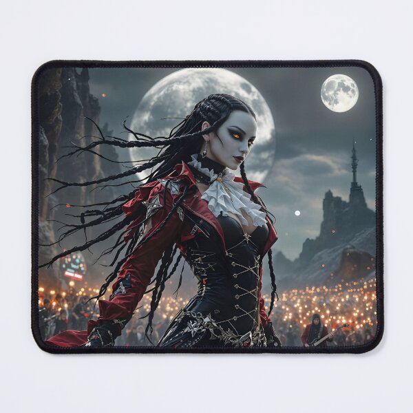 Item preview, Dark suite on ruins engulfed in flames from street torches designed and sold by KunstGeist.