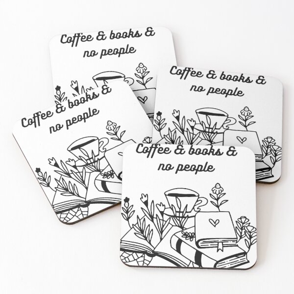 Item preview, Coffee & books & no people designed and sold by creativityisfun.