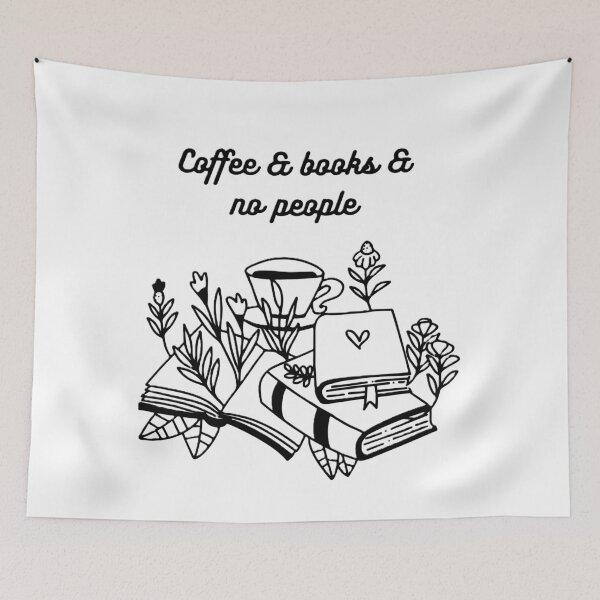 Item preview, Coffee & books & no people designed and sold by creativityisfun.