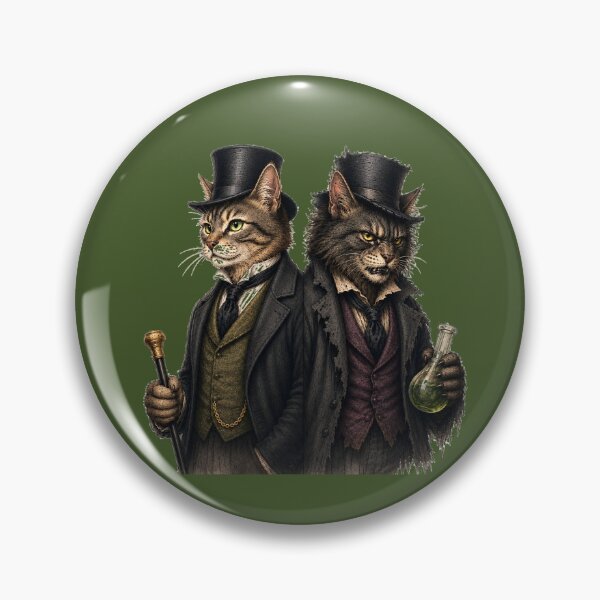 Item preview, Jekyll & Hyde Cat – Gothic Literary Character designed and sold by Caradestrella.