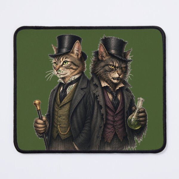 Item preview, Jekyll & Hyde Cat – Gothic Literary Character designed and sold by Caradestrella.