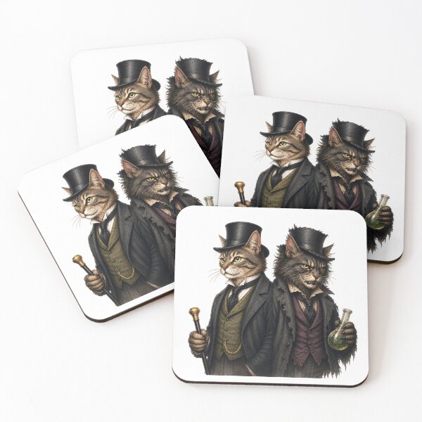Item preview, El gato Jekyll y Hyde: un personaje literario gótico. designed and sold by Caradestrella.