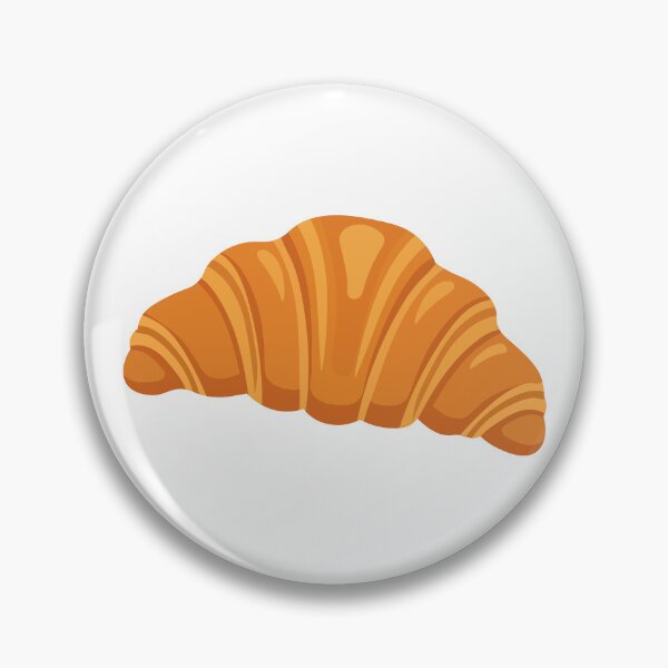 Item preview, Golden French Croissant Illustration designed and sold by BetweenForms.