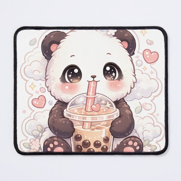Item preview, Kawaii Panda Bubble Tea Sticker designed and sold by PixelMood Stickers.