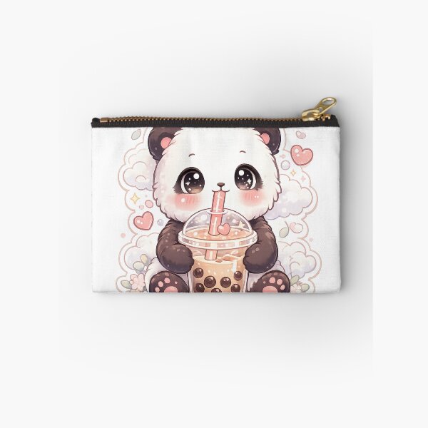 Item preview, Kawaii Panda Bubble Tea Sticker designed and sold by PixelMood Stickers.