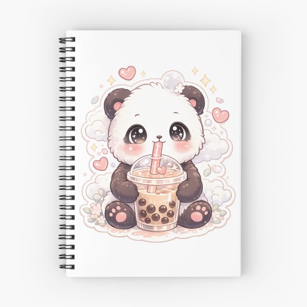 Item preview, Kawaii Panda Bubble Tea Sticker designed and sold by PixelMood Stickers.