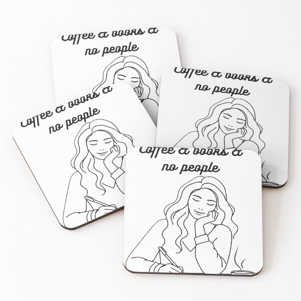 Item preview, Coffee & books & no people designed and sold by creativityisfun.