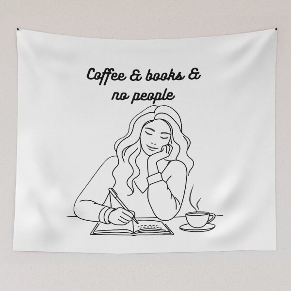 Item preview, Coffee & books & no people designed and sold by creativityisfun.