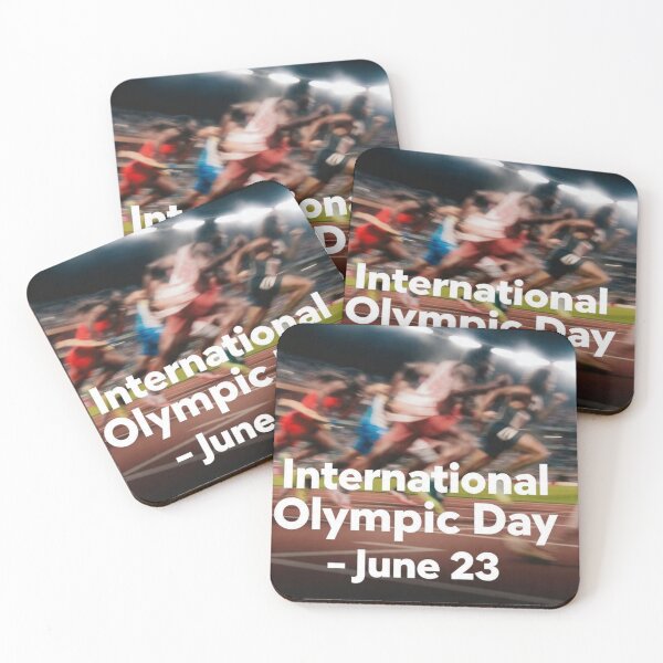Item preview, International Olympic Day June 23 - Sprint Athletes Motivational Poster designed and sold by AiNaturalsOnly.