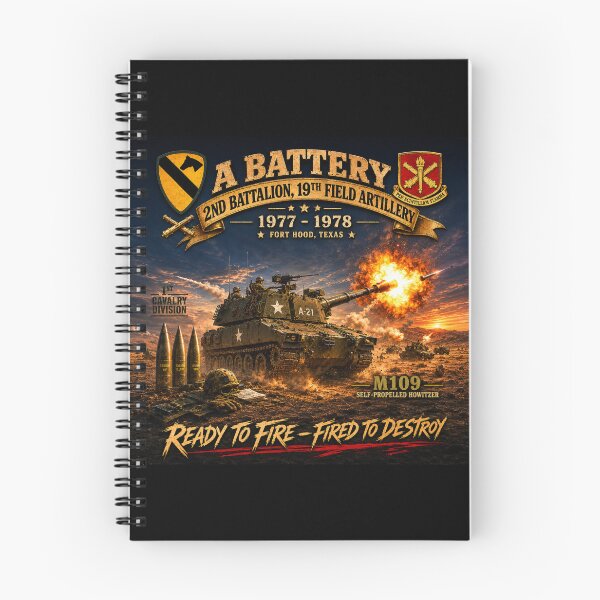 Item preview, A Battery, 2nd Bn, 19th FA - Fort Hood, TX - M109 SP Howitzer designed and sold by Military Insignia Products.