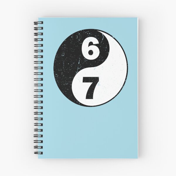 Item preview, Distressed Number 67 Duality Balance Symbol Grunge designed and sold by d247.