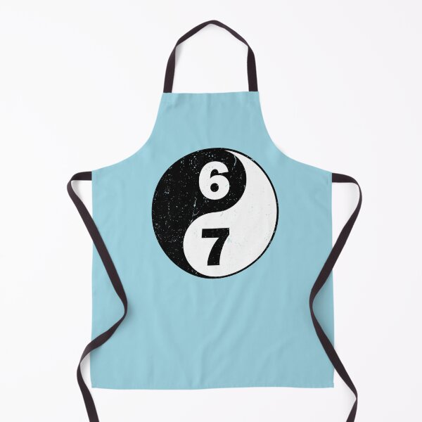 Item preview, Distressed Number 67 Duality Balance Symbol Grunge designed and sold by d247.