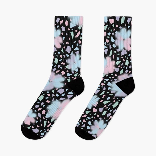 Item preview, Botanical Terrazzo Hazy Floral Minerals Seamless Pattern designed and sold by EKHOAISTORE.