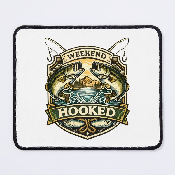 Item preview, Weekend Hooked Vintage Bass Fishing designed and sold by Mr Lee.