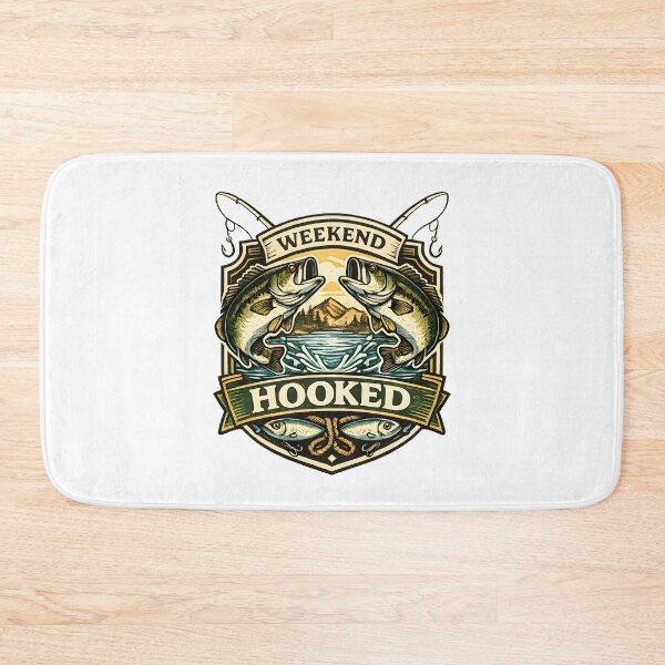 Item preview, Weekend Hooked Vintage Bass Fishing designed and sold by Mr Lee.