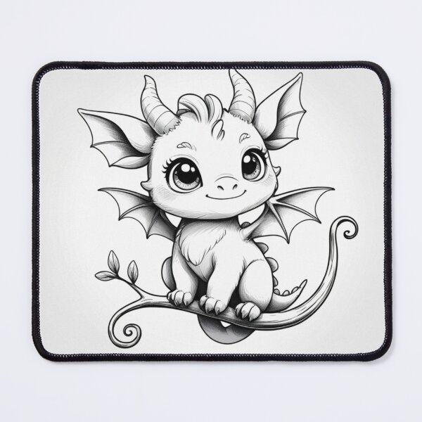 Item preview, Happy dragon on a branch 1 designed and sold by Universe-of-Merch.