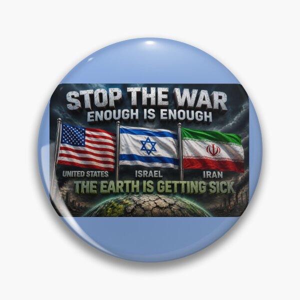 Item preview, Enough Is Enough – Stop the War, Heal the Earth   designed and sold by PaintMeWorld.