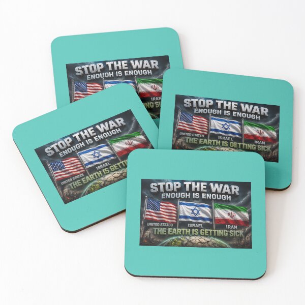 Item preview, Enough Is Enough – Stop the War, Heal the Earth   designed and sold by PaintMeWorld.