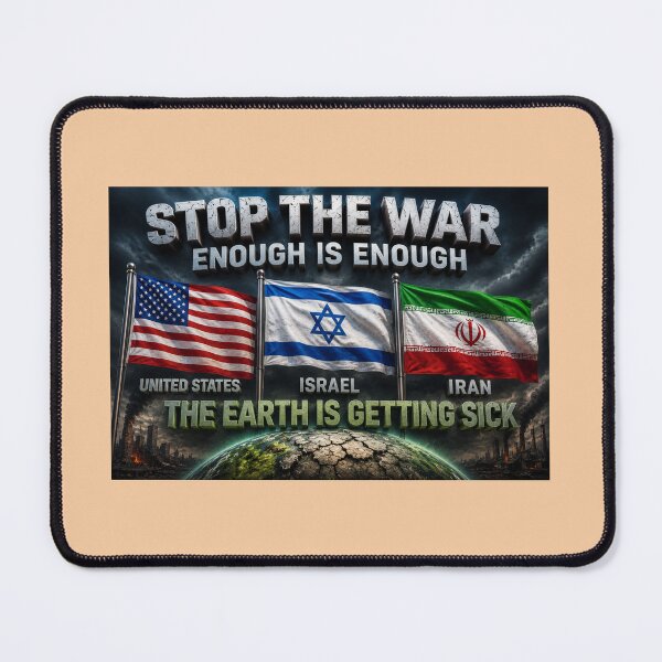 Item preview, Enough Is Enough – Stop the War, Heal the Earth   designed and sold by PaintMeWorld.