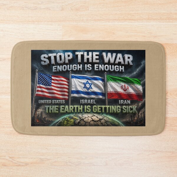 Item preview, Enough Is Enough – Stop the War, Heal the Earth   designed and sold by PaintMeWorld.