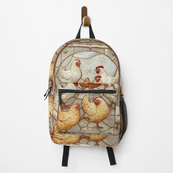 Item preview, Chickens Under Magical Stained Glass Moon designed and sold by BriSher.