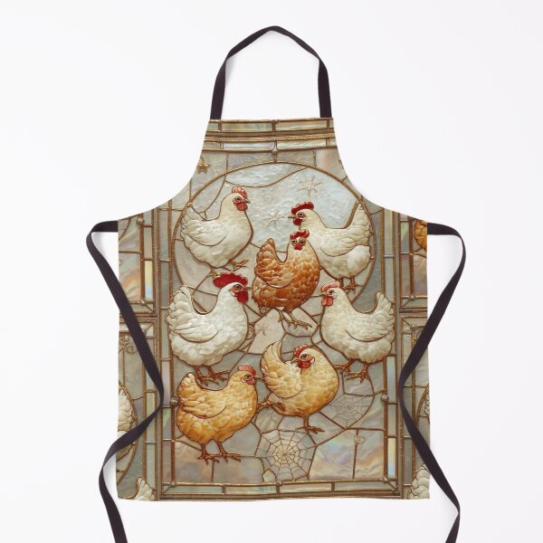 Item preview, Chickens Under Magical Stained Glass Moon designed and sold by BriSher.