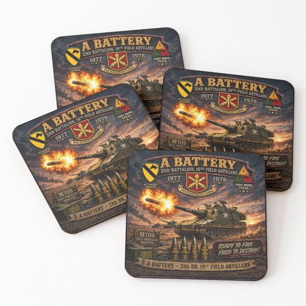 Item preview, A battery 2nd Bn. 19th FA designed and sold by Military Insignia Products.