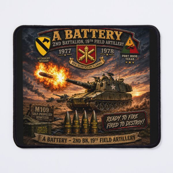 Item preview, A battery 2nd Bn. 19th FA designed and sold by Military Insignia Products.