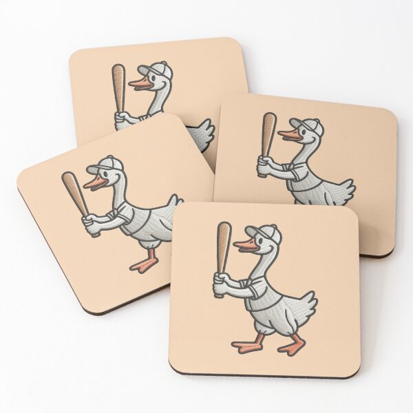 Item preview, silly goose playing baseball designed and sold by 123ks.