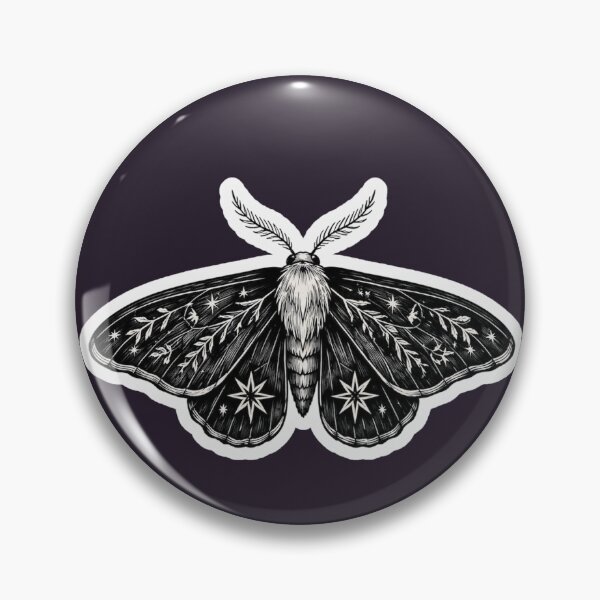 Item preview, Botanical Night Moth Ink Illustration designed and sold by MizerMoths.