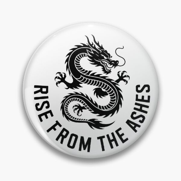 Item preview, Rise From The Ashes Dragon Tattoo Design designed and sold by whinkester.
