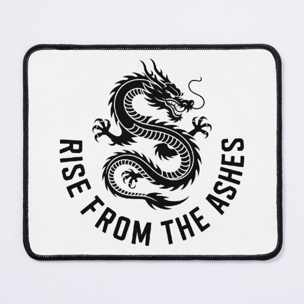 Item preview, Rise From The Ashes Dragon Tattoo Design designed and sold by whinkester.