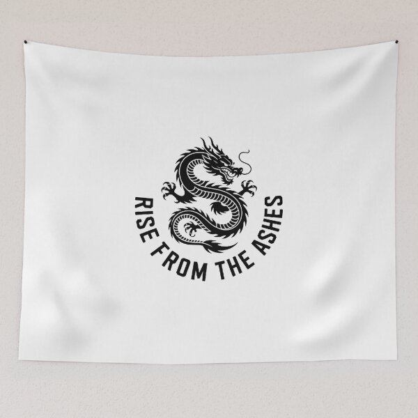 Item preview, Rise From The Ashes Dragon Tattoo Design designed and sold by whinkester.