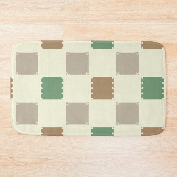 Item preview, Geometric Tile Grid Pattern | Sage Green Taupe Minimal Seamless designed and sold by Dino-Lune.