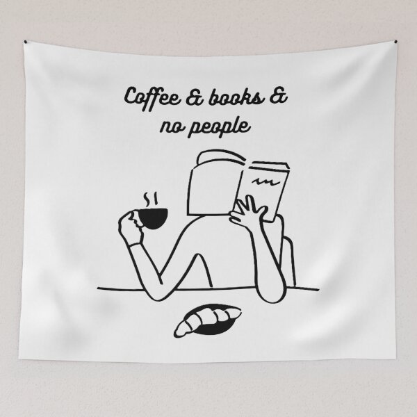 Item preview, Coffee & books & no people designed and sold by creativityisfun.