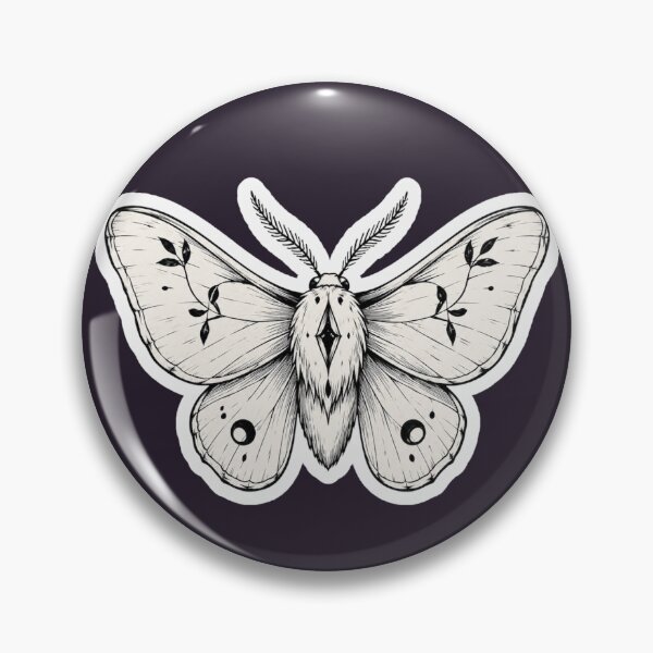 Item preview, Botanical Moth Ink Illustration designed and sold by MizerMoths.