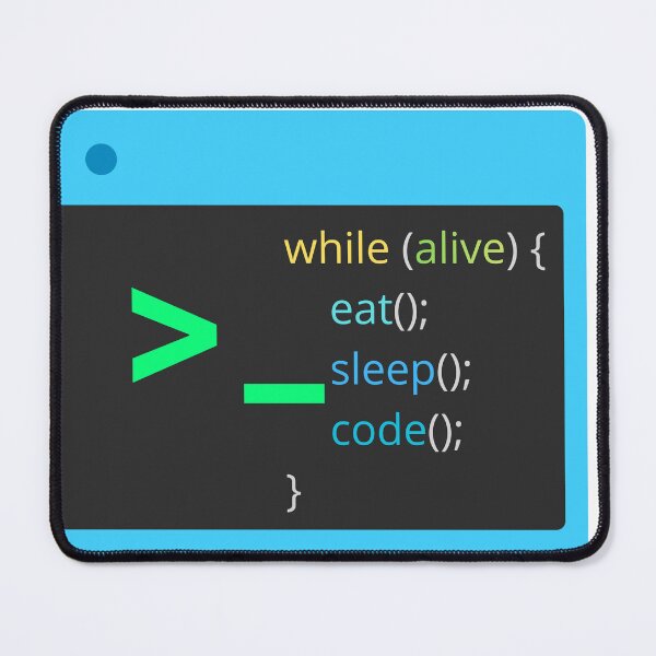 Item preview, While Alive Eat Sleep Code Programmer designed and sold by caffeinepixels.