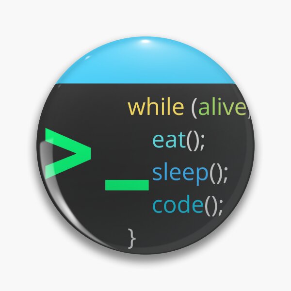 Item preview, While Alive Eat Sleep Code Programmer designed and sold by caffeinepixels.