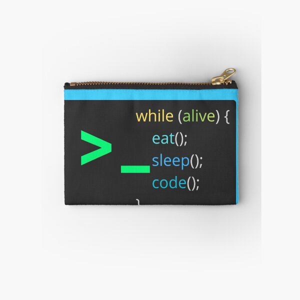 Item preview, While Alive Eat Sleep Code Programmer designed and sold by caffeinepixels.