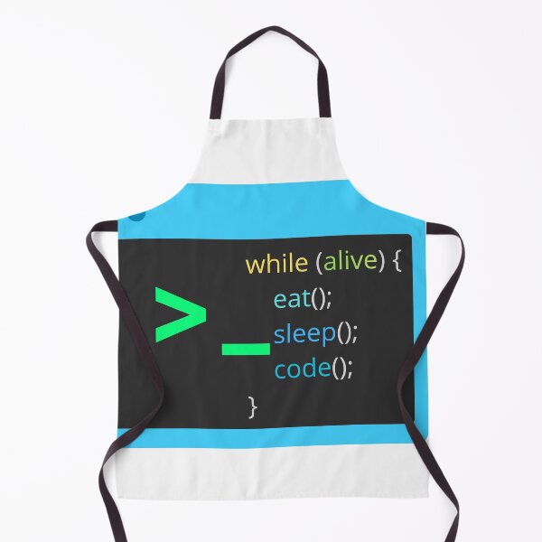 Item preview, Mientras esté vivo, coma y duerma Programador de códigos designed and sold by caffeinepixels.