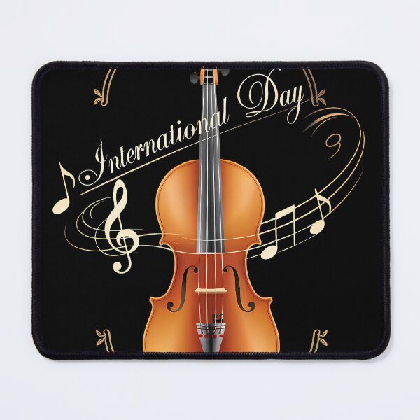 Item preview, Golden Violin  - International Jazz Day designed and sold by Art-Arcade6.