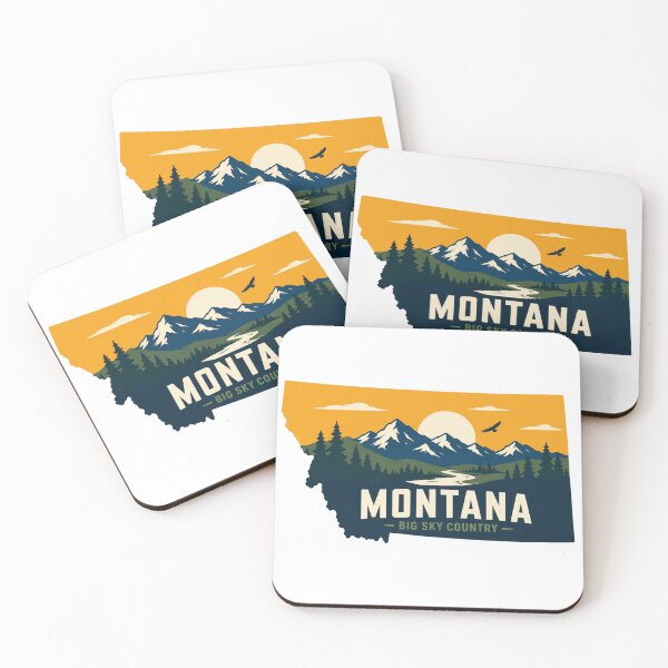 Item preview, Montana  state Print Logo / Montana – Big Sky Country designed and sold by Thehatinthecat.