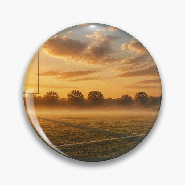 Item preview, Stadium Endzone at Sunrise Vintage Football Nostalgia Design designed and sold by Jacob Shankel.