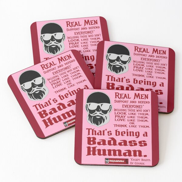 Item preview, Badass Human Support (Pink) *More Colors Available in Collection designed and sold by OnlyDadsForReal.