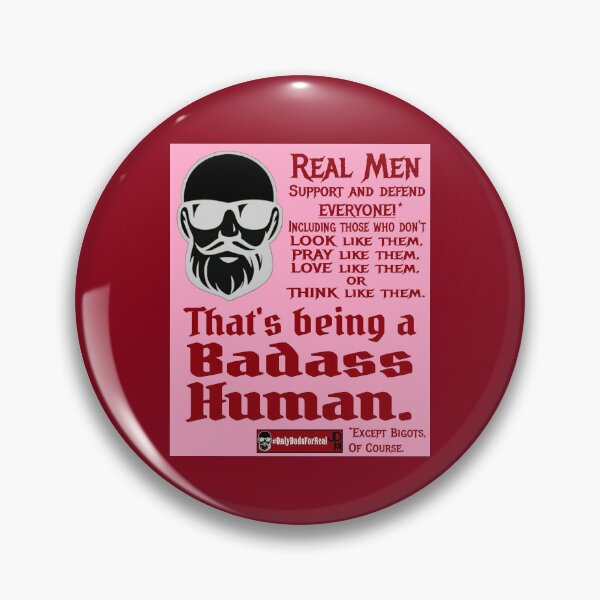 Item preview, Badass Human Support (Pink) *More Colors Available in Collection designed and sold by OnlyDadsForReal.